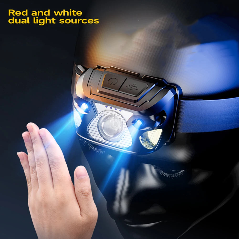 LED Headlight Torch USB Charging