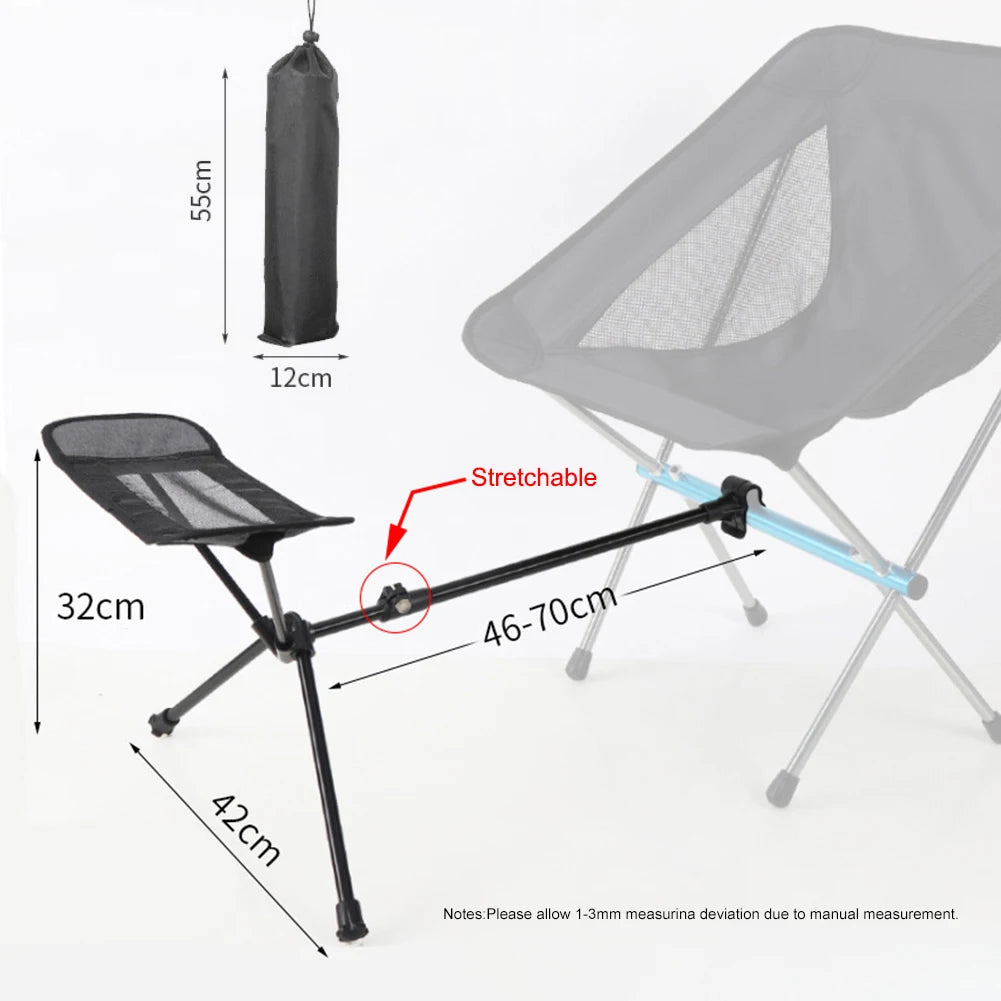 Outdoor Folding Chair Footrest