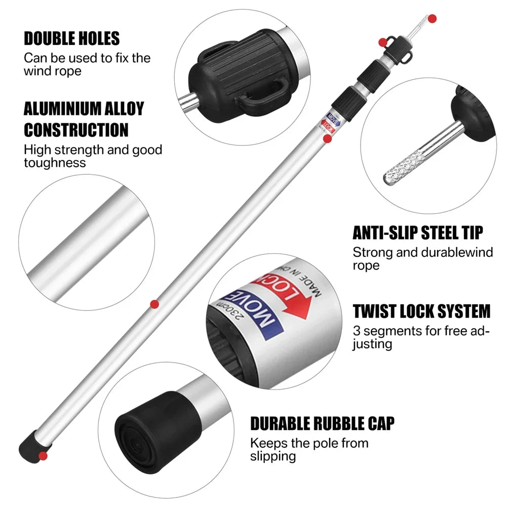 Set of 2 Tarp Poles