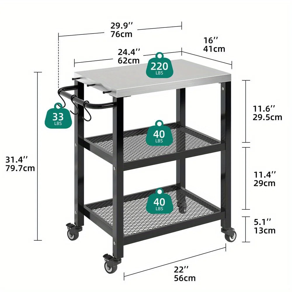 Outdoor Table Cart