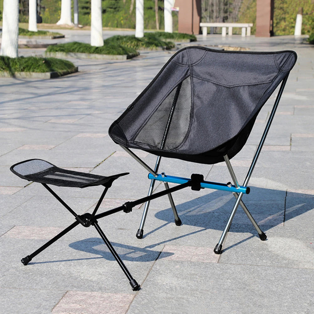 Outdoor Folding Chair Footrest