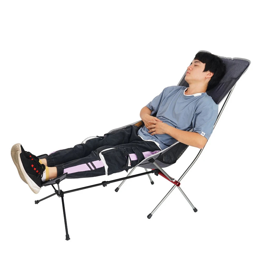 Outdoor Folding Chair Footrest