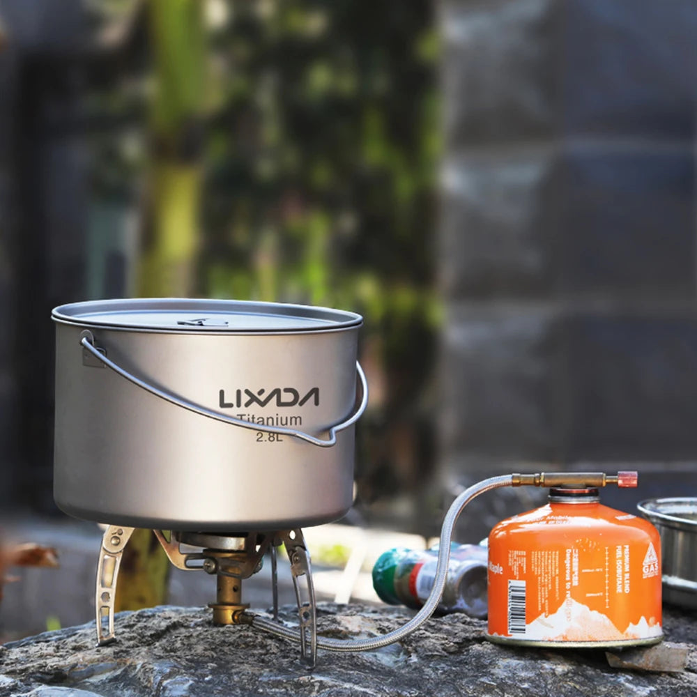 Ultralight Portable Hanging Pot with Lid
