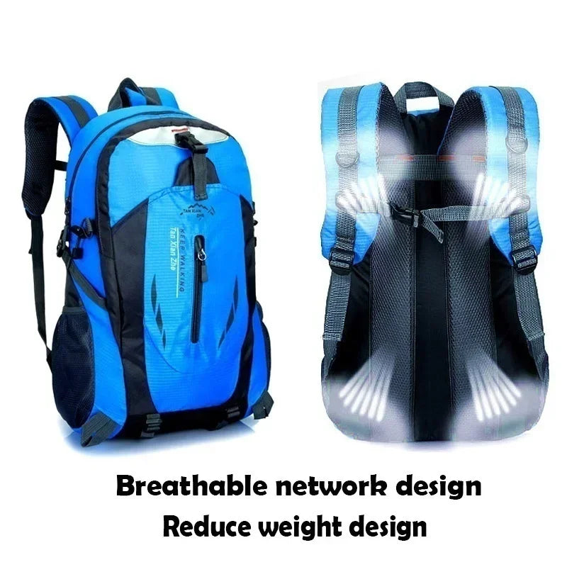 40L Lightweight Travel Mountaineering Backpack