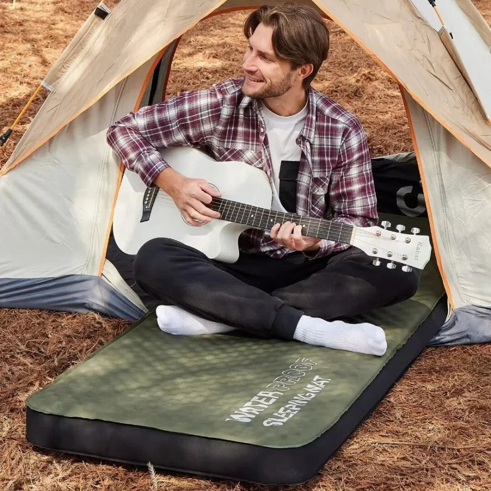 Self Inflating Sleeping Pad with Pump Sack with Memory Foam Sleeping Mat for Camping