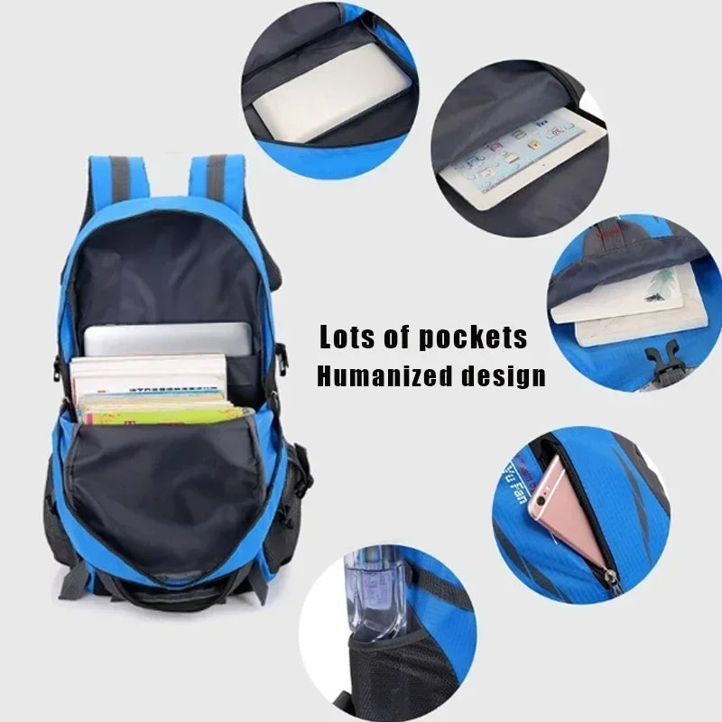 40L Lightweight Travel Mountaineering Backpack