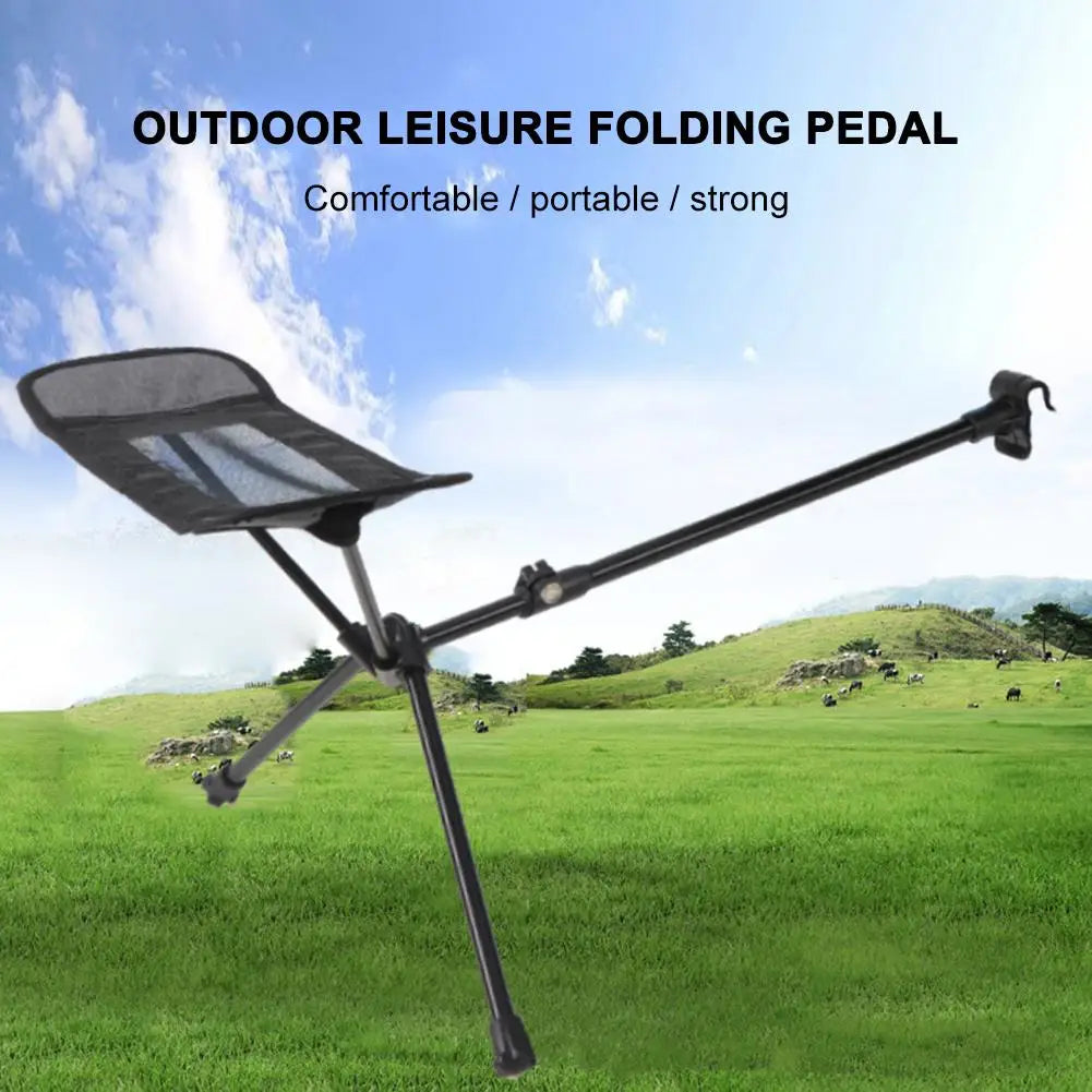 Outdoor Folding Chair Footrest