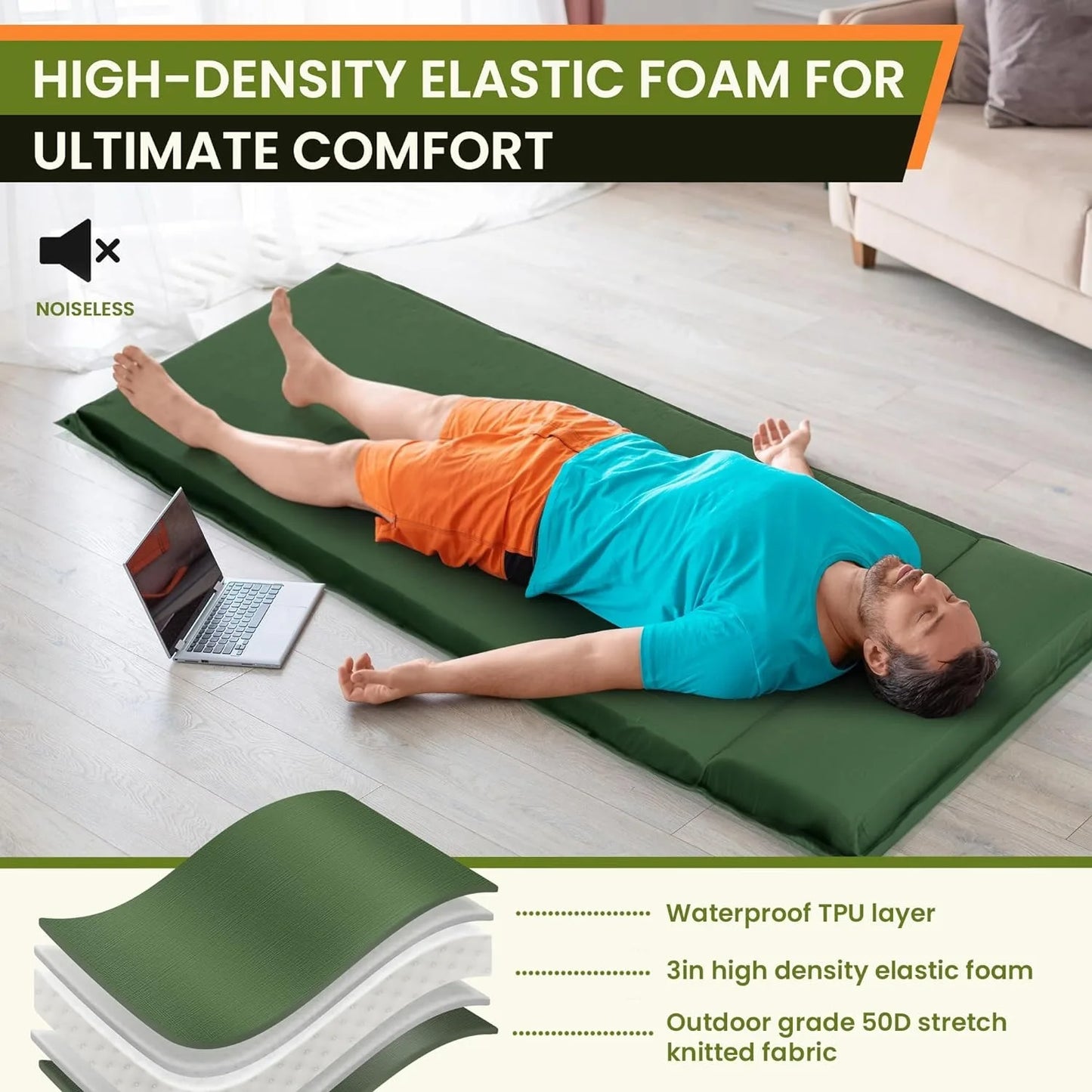 Self Inflating Sleeping Pad