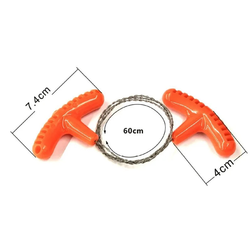 Manual Hand Steel Rope Chain Saw Portable