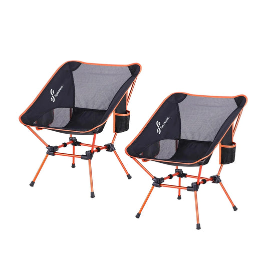 2 Pack Lightweight Portable Foldable Outdoor Camping Chair