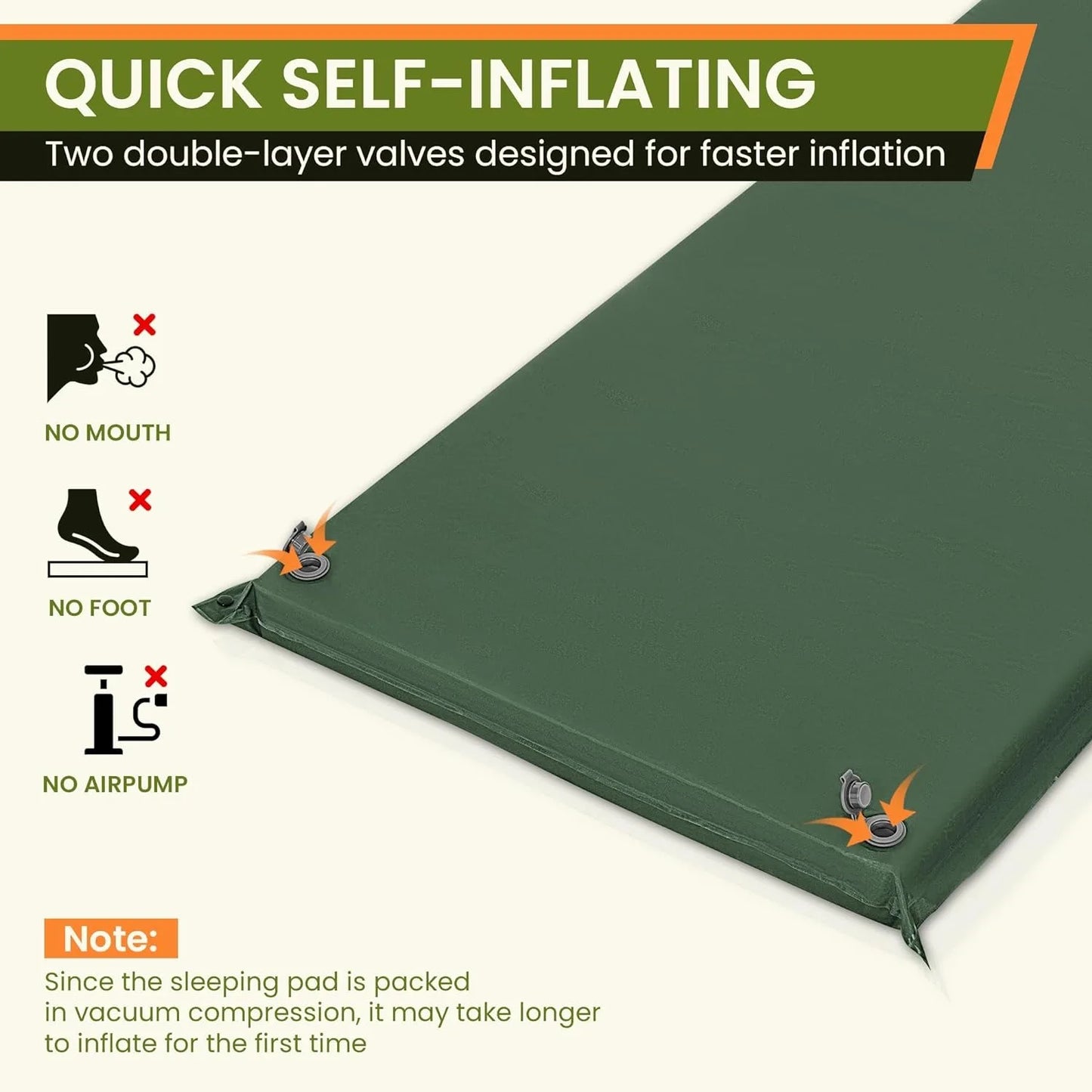 Self Inflating Sleeping Pad