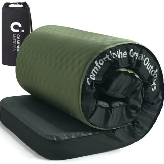 Self Inflating Sleeping Pad with Pump Sack with Memory Foam Sleeping Mat for Camping