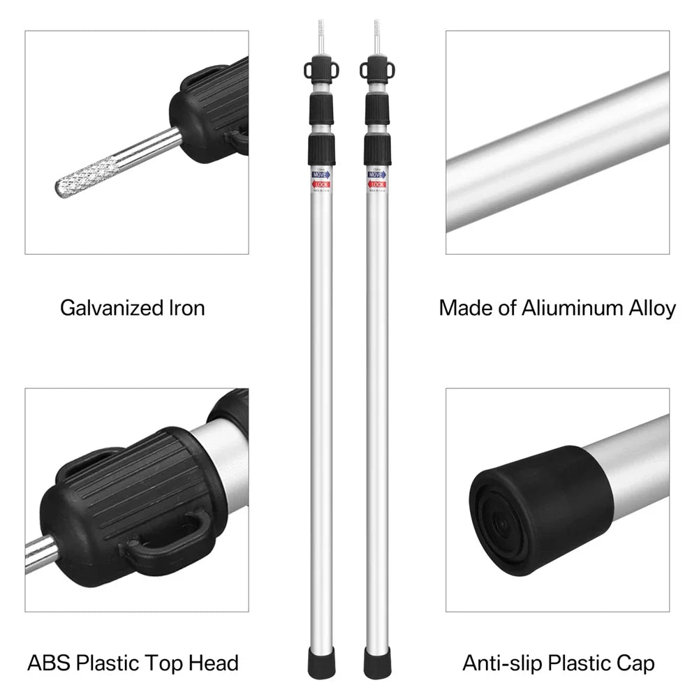 Set of 2 Tarp Poles