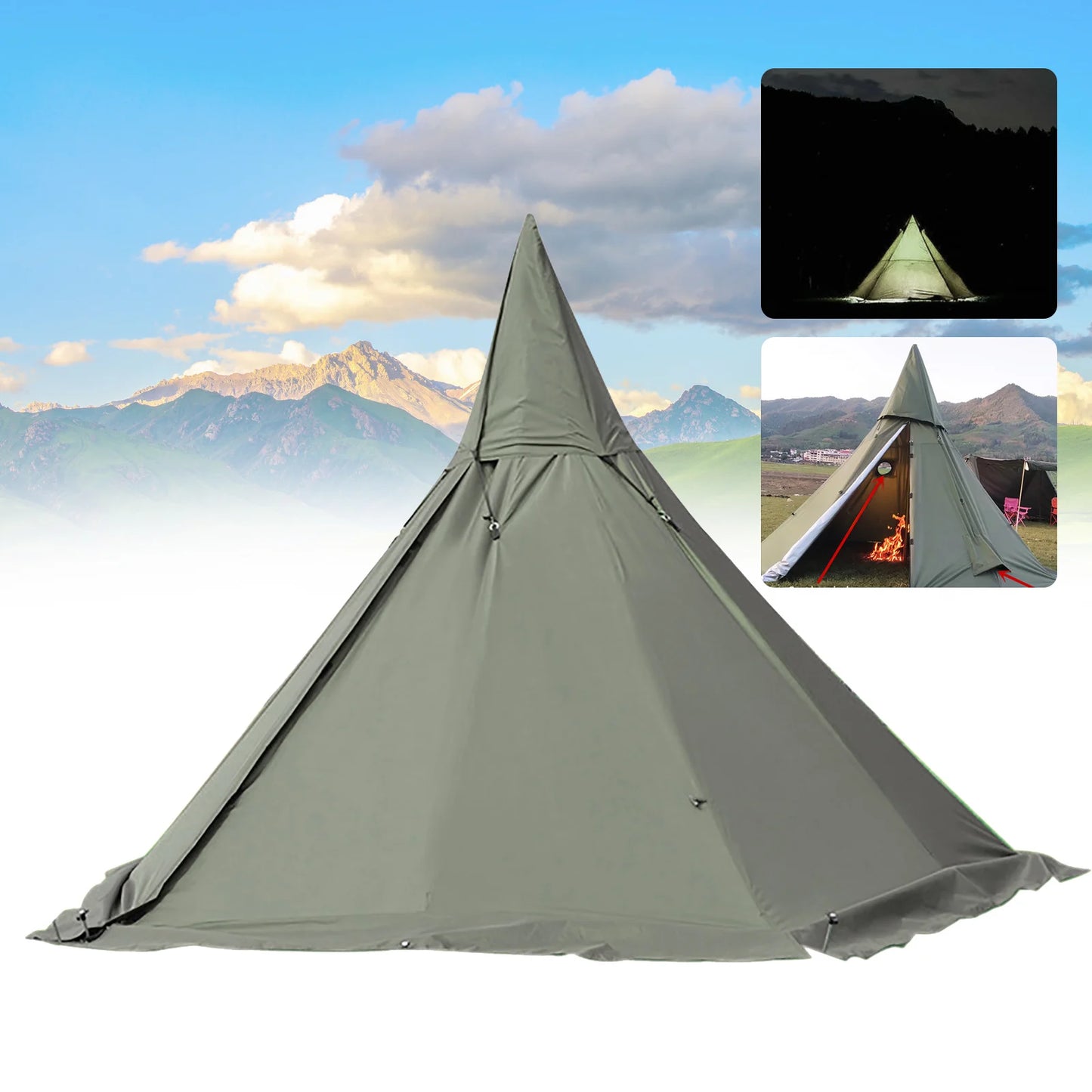 Outdoor Camping Teepee Tent