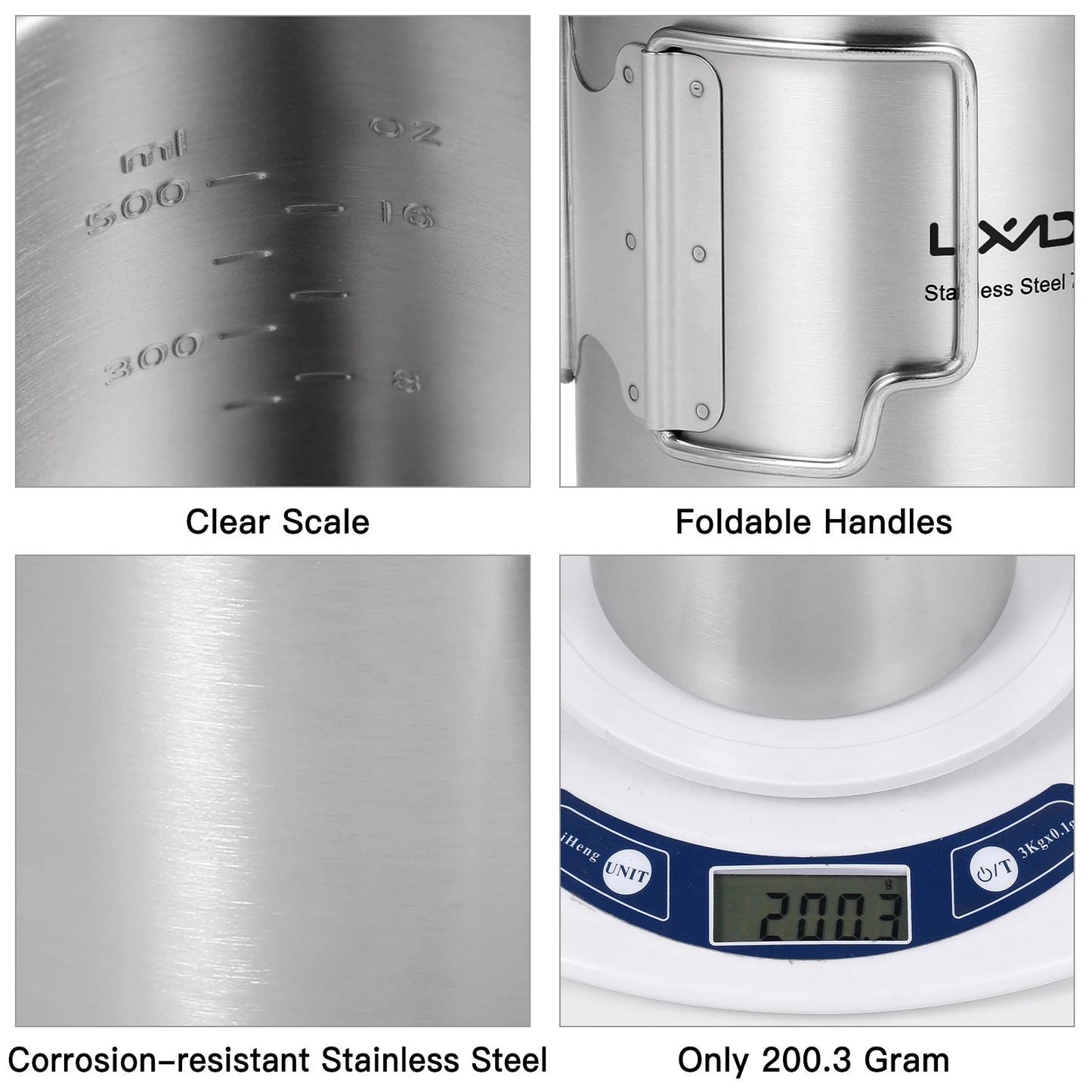 750ml Stainless Steel Pot